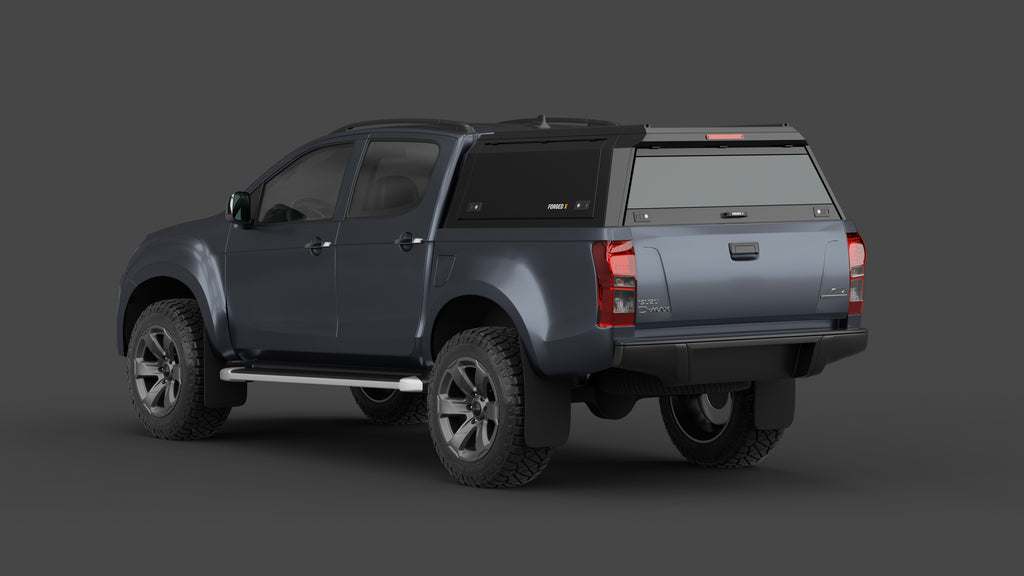 Isuzu D-MAX 2012–2019 aluminium ute canopy – solid sides