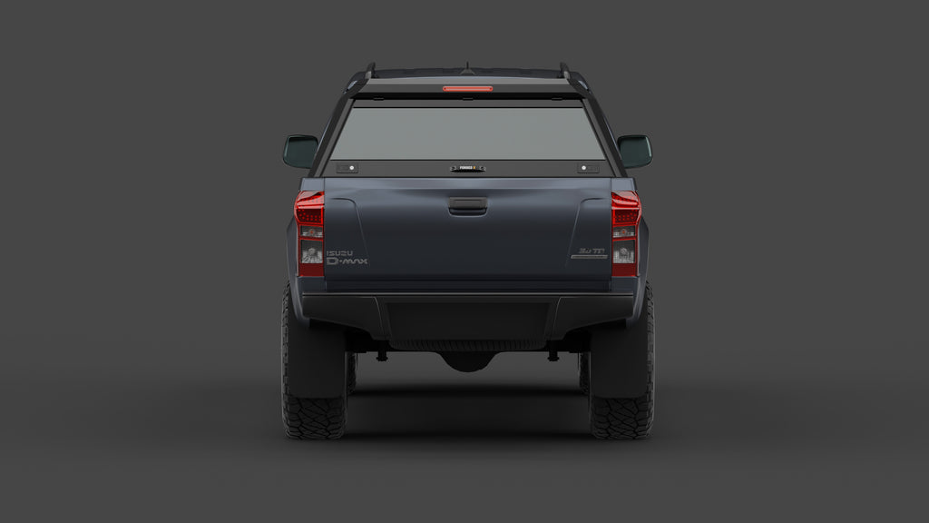 Isuzu D-MAX 2012–2019 aluminium ute canopy – with sliding dog windows