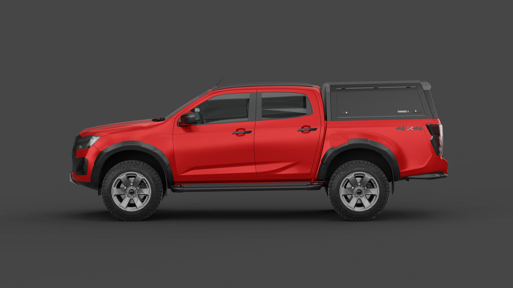 Isuzu D-MAX 2020+ aluminium ute canopy – solid sides