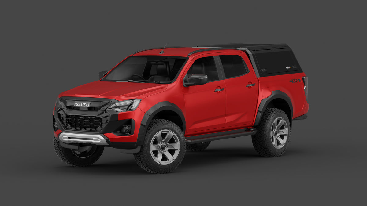 Isuzu D-MAX 2020+ aluminium ute canopy – solid sides