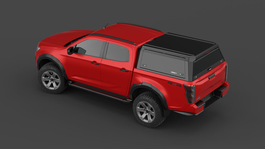 Isuzu D-MAX 2020+ aluminium ute canopy – solid sides