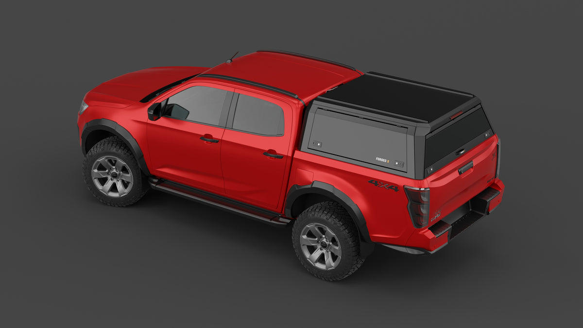Isuzu D-MAX 2020+ aluminium ute canopy – solid sides