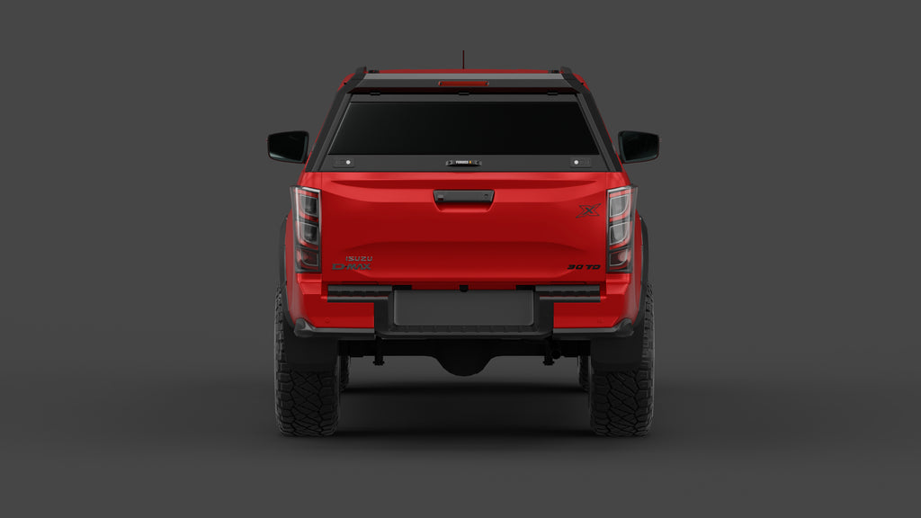Isuzu D-MAX 2020+ aluminium ute canopy – with sliding dog windows