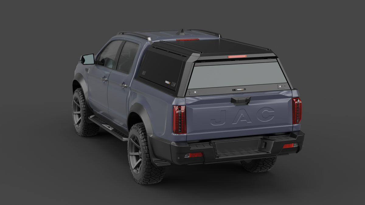 JAC T9 Hunter aluminium ute canopy – solid sides