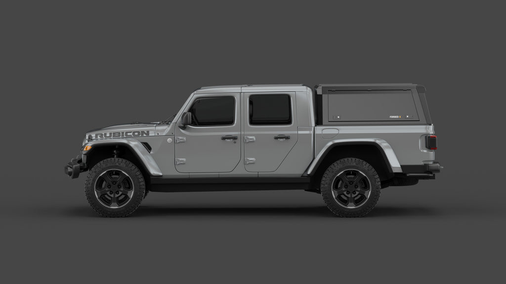 Jeep Gladiator JT aluminium ute canopy – solid sides