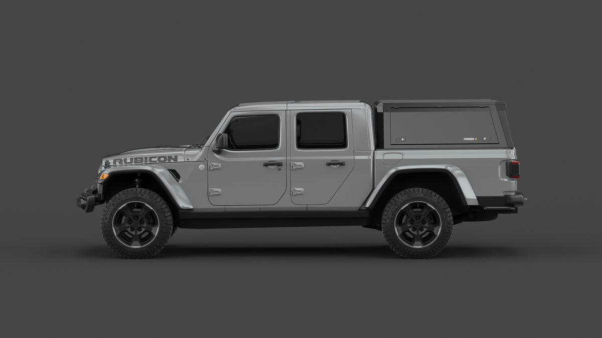 Jeep Gladiator JT aluminium ute canopy – solid sides