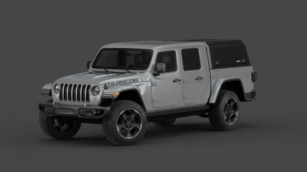 Jeep Gladiator JT aluminium ute canopy – solid sides