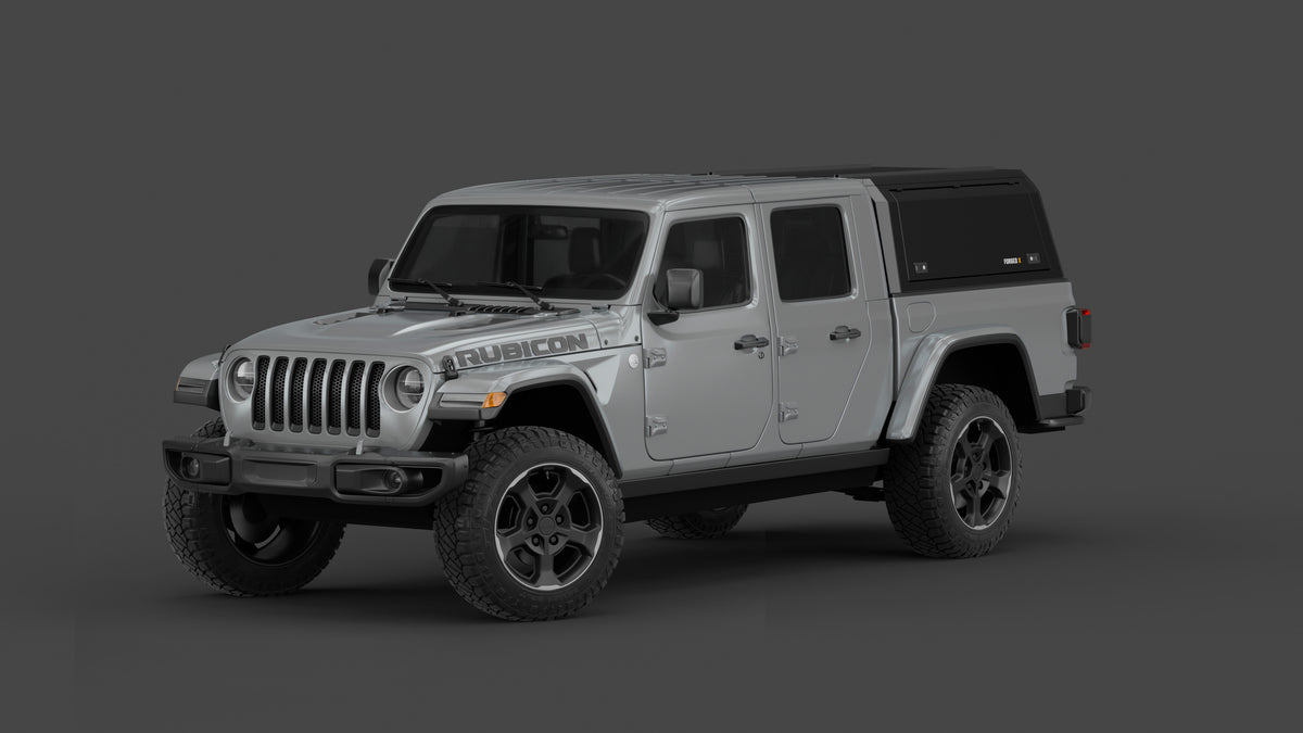 Jeep Gladiator JT aluminium ute canopy – solid sides
