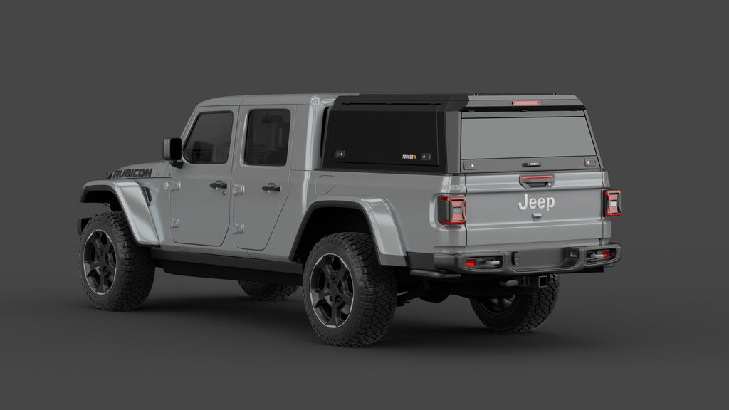 Jeep Gladiator JT aluminium ute canopy – solid sides