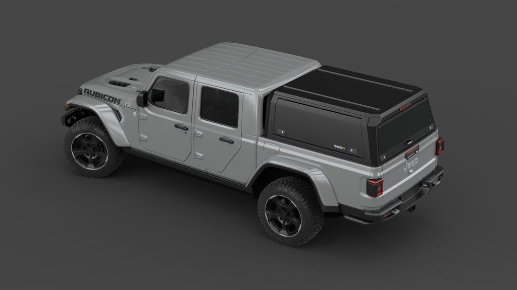 Jeep Gladiator JT aluminium ute canopy – solid sides