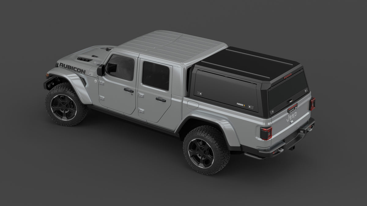 Jeep Gladiator JT aluminium ute canopy – solid sides