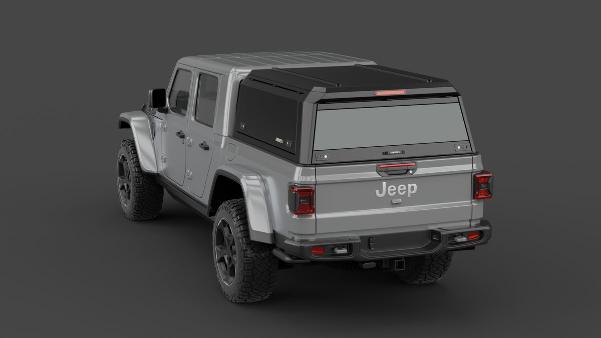 Jeep Gladiator JT aluminium ute canopy – solid sides