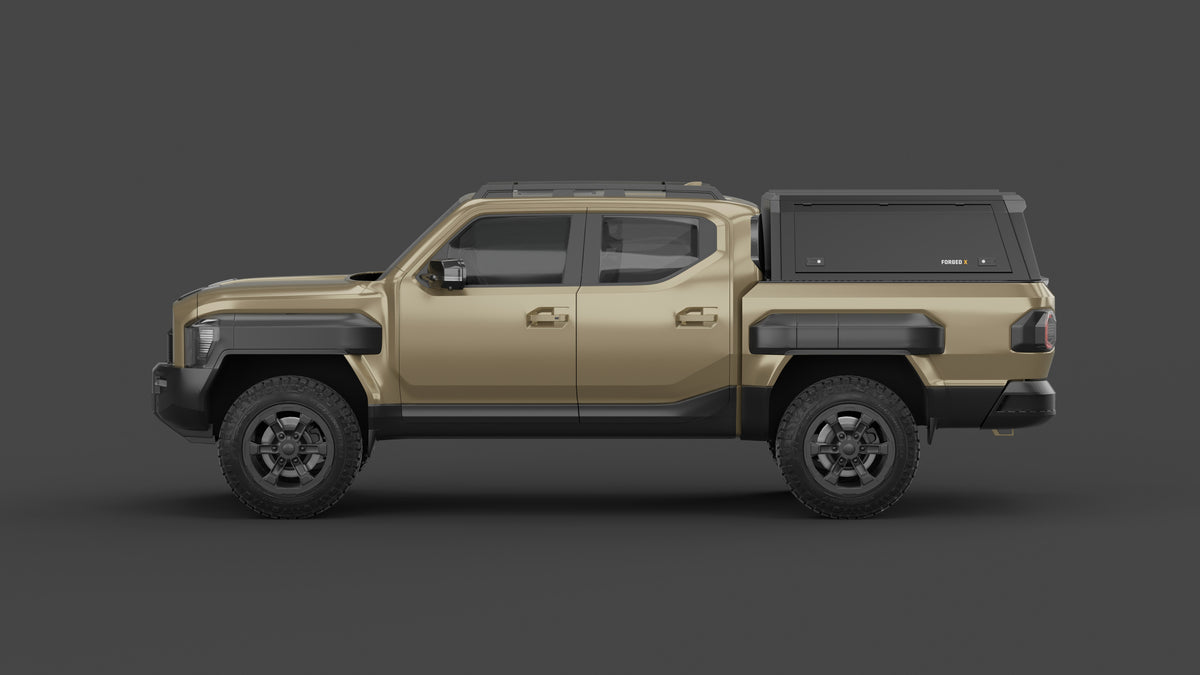 Kia Tasman aluminium ute canopy – solid sides