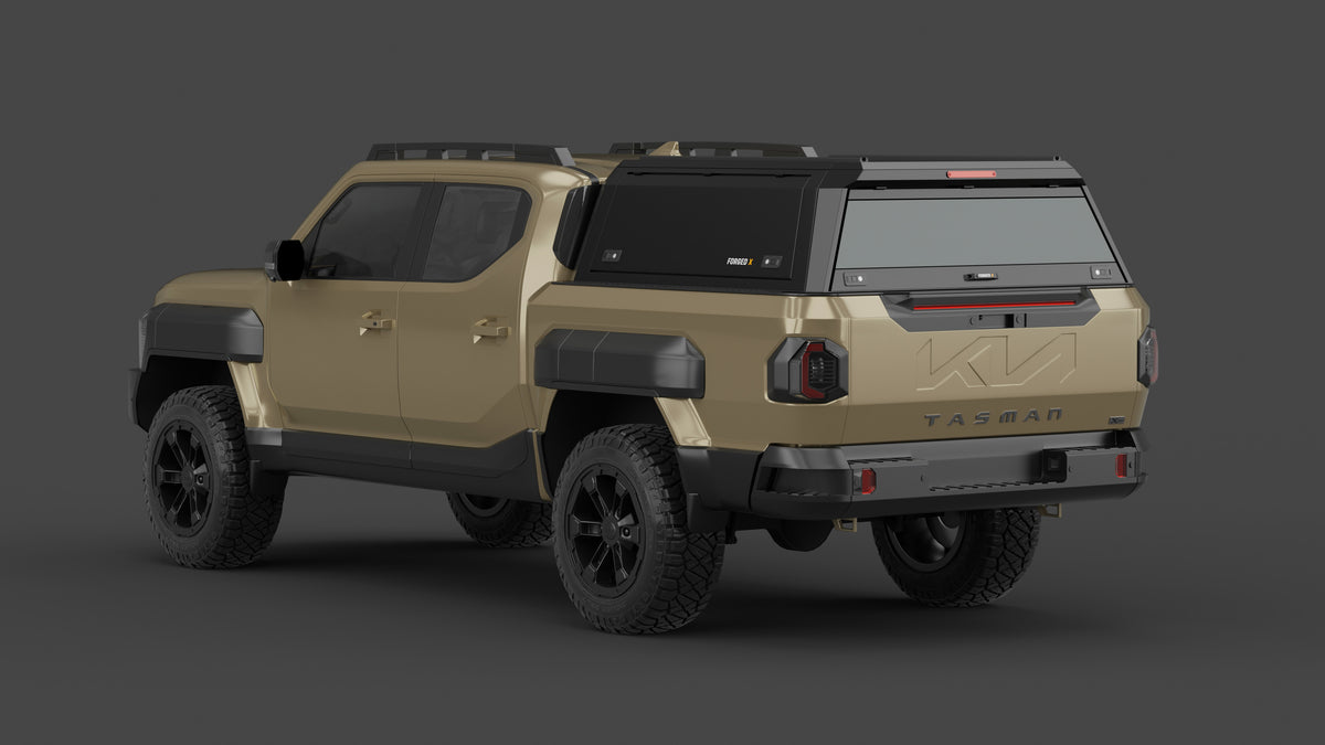 Kia Tasman aluminium ute canopy – solid sides