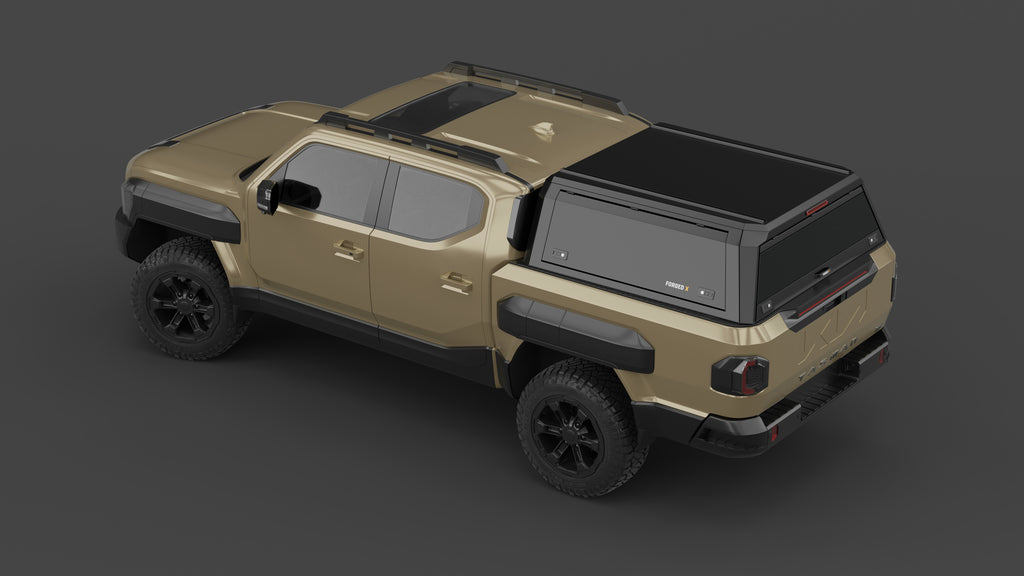 Kia Tasman aluminium ute canopy – solid sides