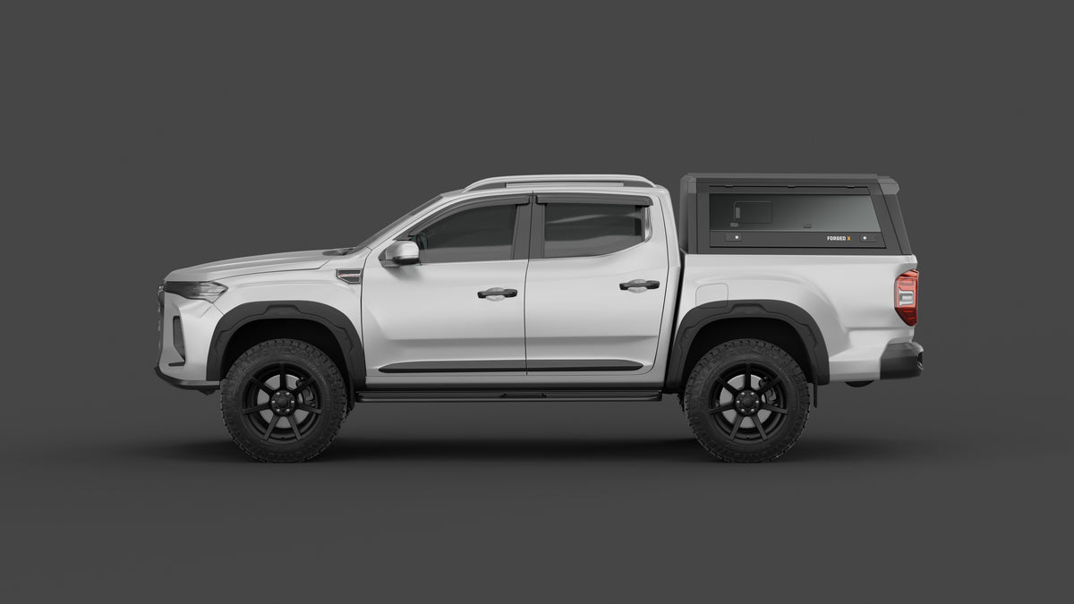 LDV T60 / T60 MAX aluminium ute canopy – with sliding dog windows