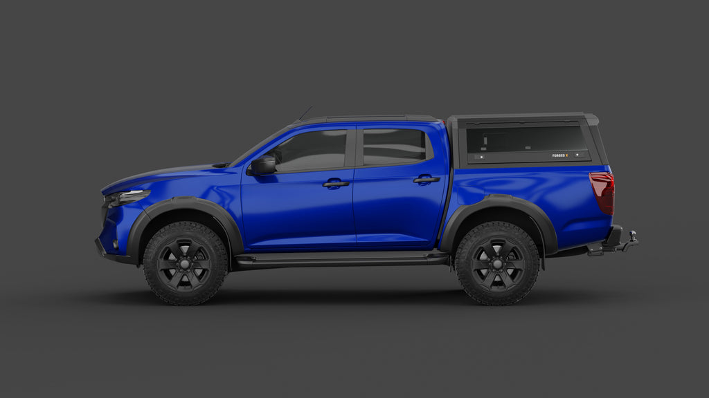 Mazda BT-50 TF 2022+ aluminium ute canopy – with sliding dog windows