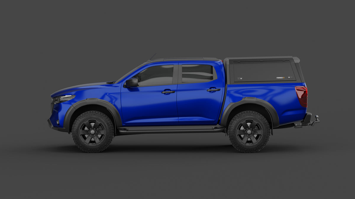Mazda BT-50 TF 2022+ aluminium ute canopy – solid sides