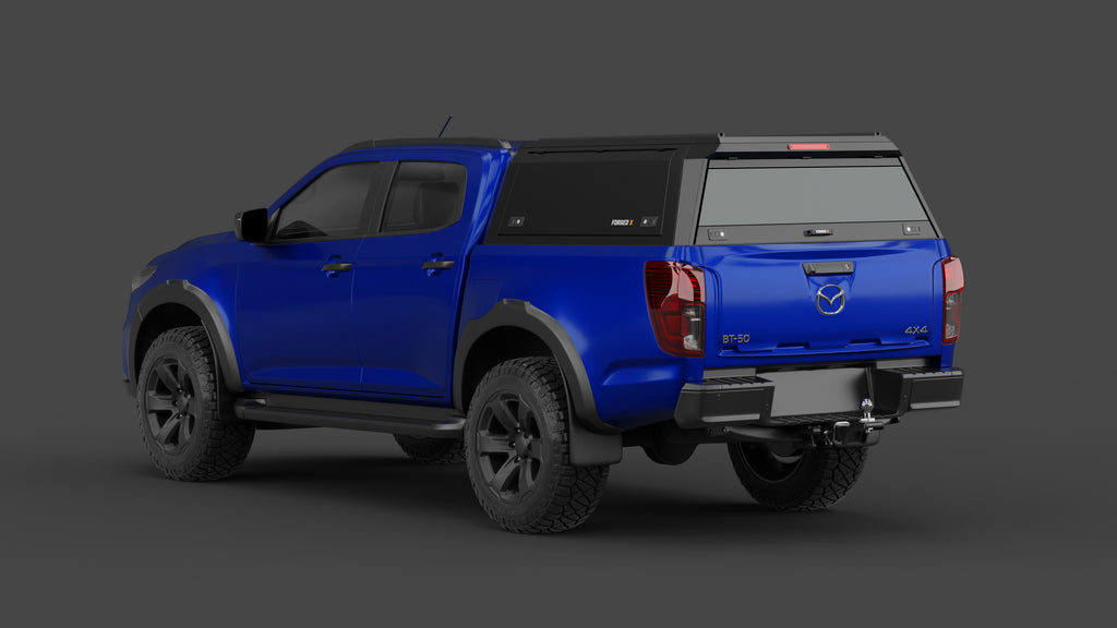 Mazda BT-50 TF 2022+ aluminium ute canopy – solid sides
