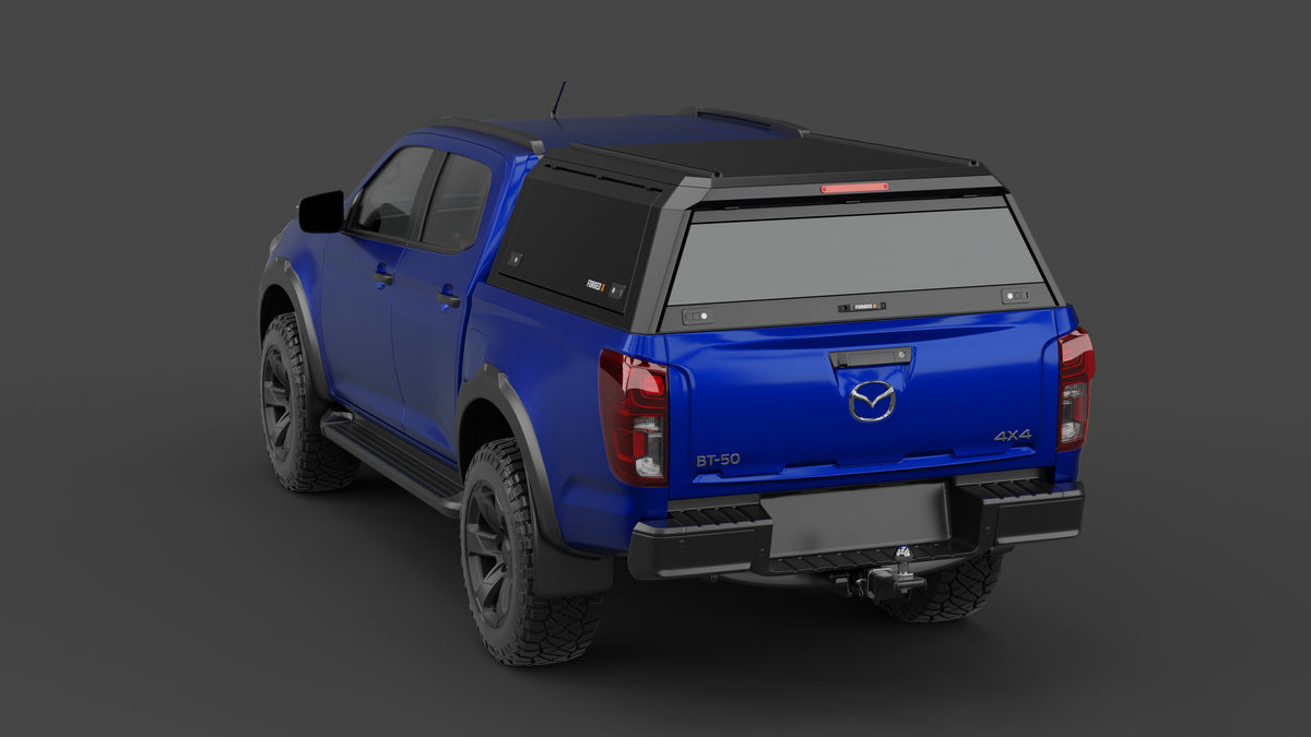 Mazda BT-50 TF 2022+ aluminium ute canopy – solid sides