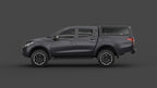 Mitsubishi Triton MQ aluminium ute canopy – with sliding dog windows
