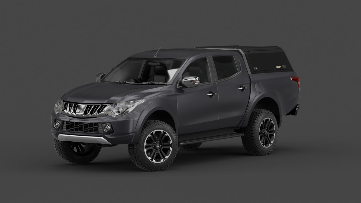 Mitsubishi Triton MQ aluminium ute canopy – solid sides