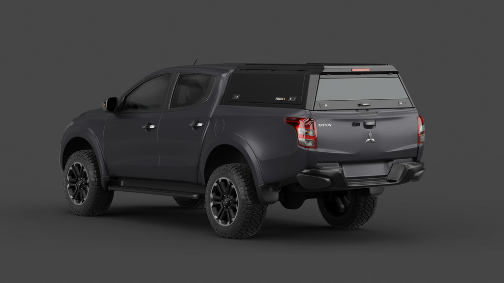 Mitsubishi Triton MQ aluminium ute canopy – solid sides