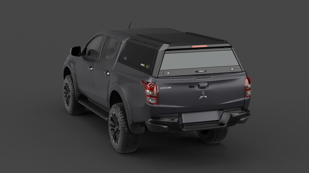Mitsubishi Triton MQ aluminium ute canopy – solid sides