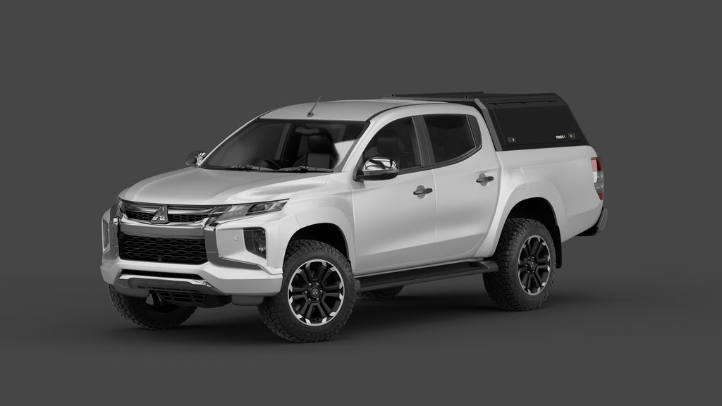 Mitsubishi Triton MR aluminium ute canopy – solid sides