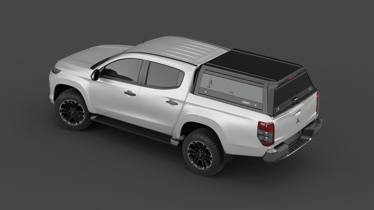 Mitsubishi Triton MR aluminium ute canopy – solid sides
