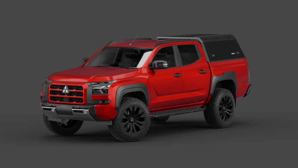 Mitsubishi Triton MV 2024+ aluminium ute canopy – solid sides