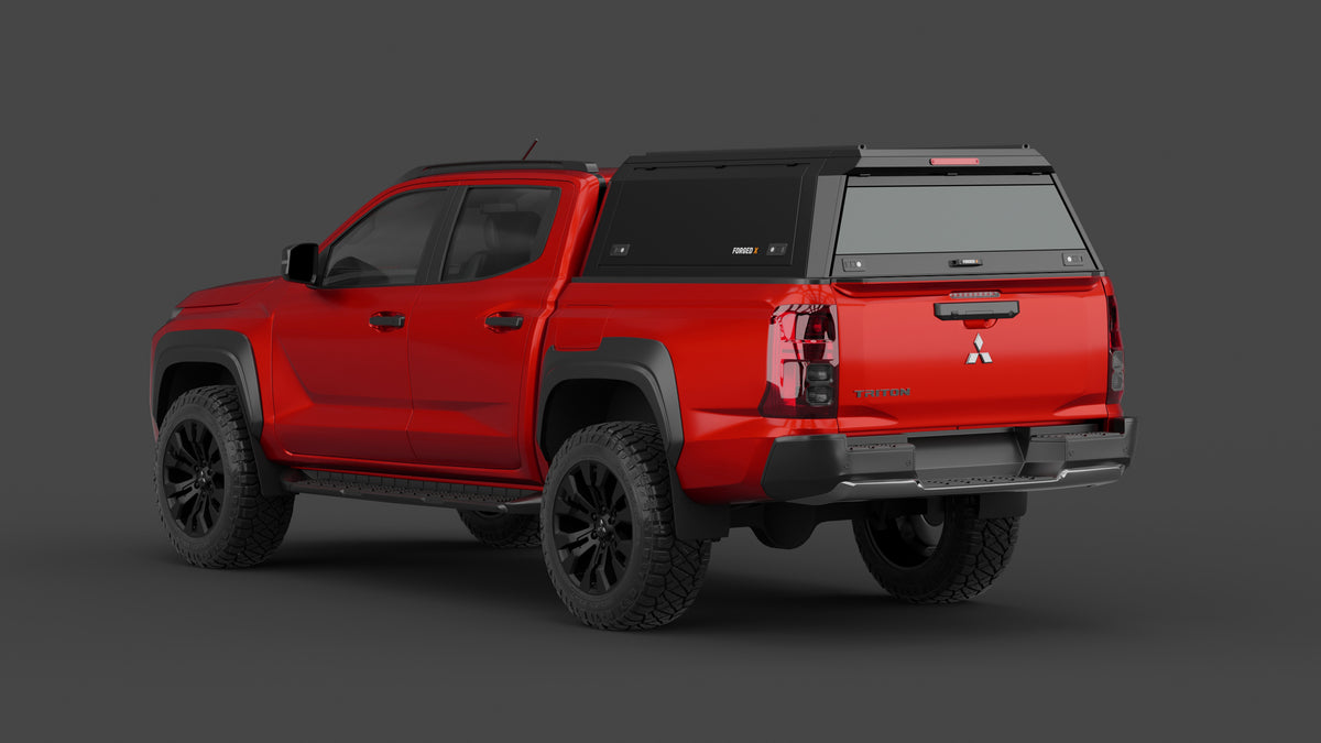 Mitsubishi Triton MV 2024+ aluminium ute canopy – solid sides