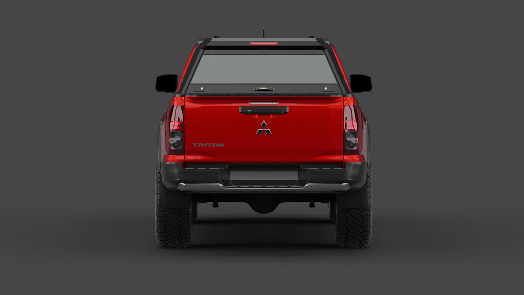 Mitsubishi Triton MV 2024+ aluminium ute canopy – with sliding dog windows