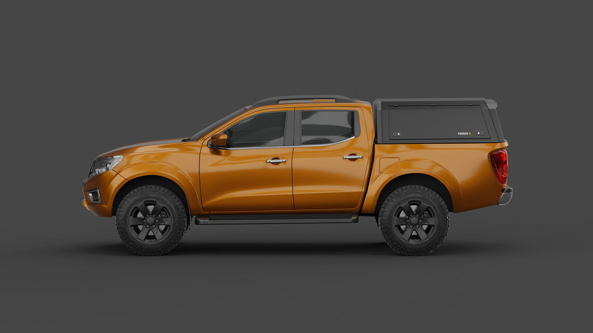 Nissan Navara NP300 aluminium ute canopy – solid sides