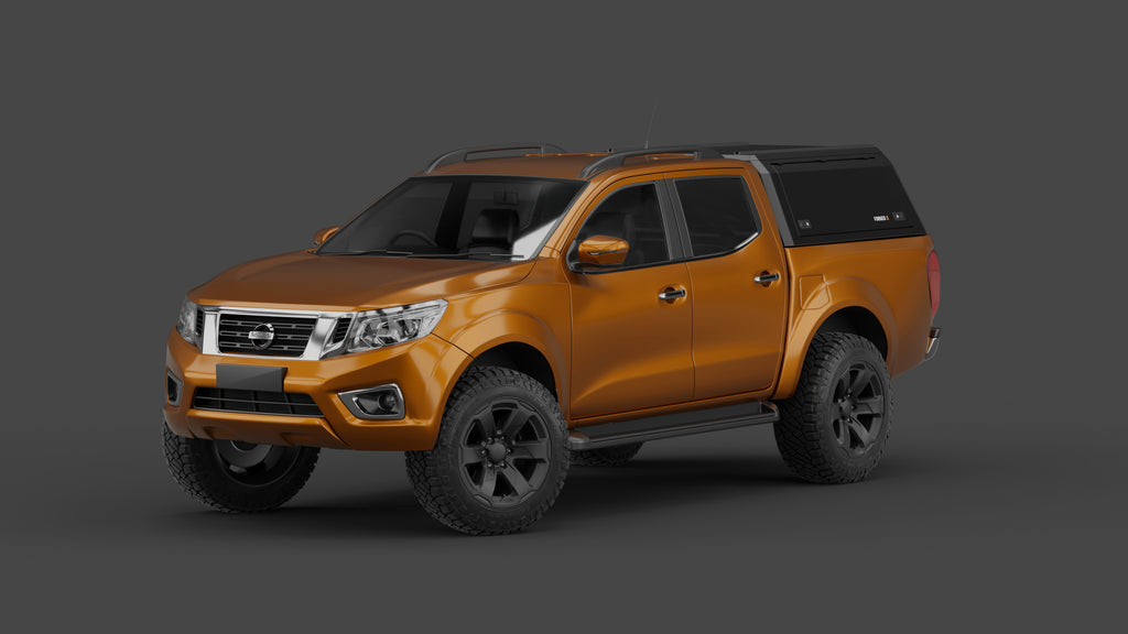Nissan Navara NP300 aluminium ute canopy – solid sides