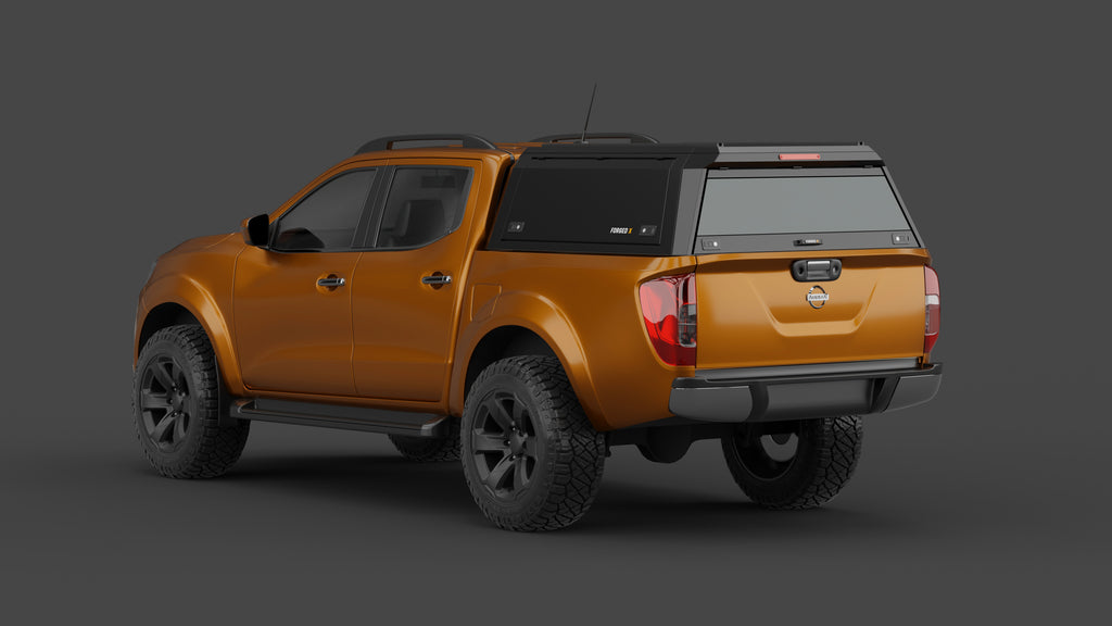 Nissan Navara NP300 aluminium ute canopy – solid sides