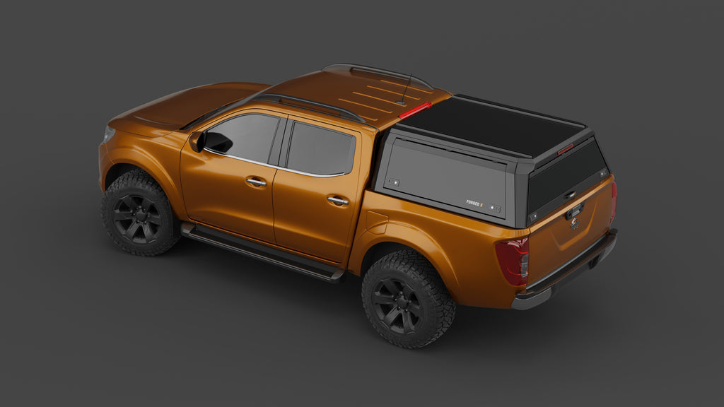 Nissan Navara NP300 aluminium ute canopy – solid sides