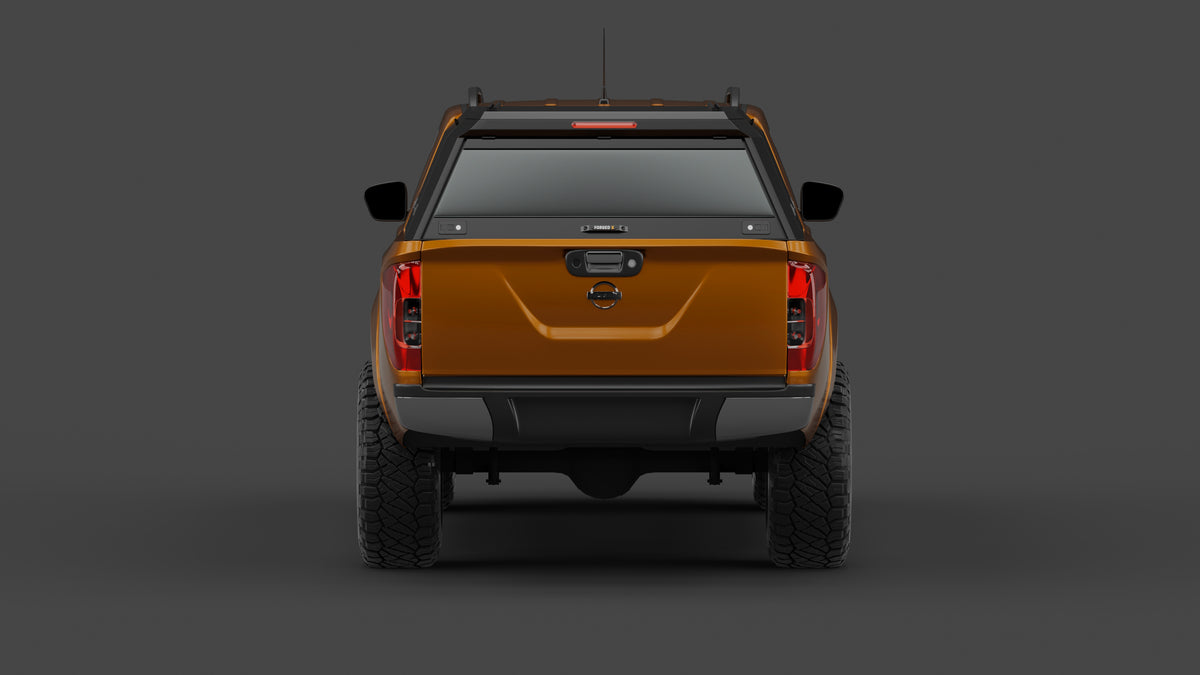 Nissan Navara NP300 aluminium ute canopy – with sliding dog windows