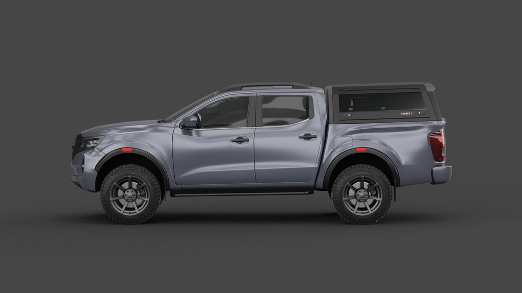 Nissan Navara D23 2021+ aluminium ute canopy – with sliding dog windows