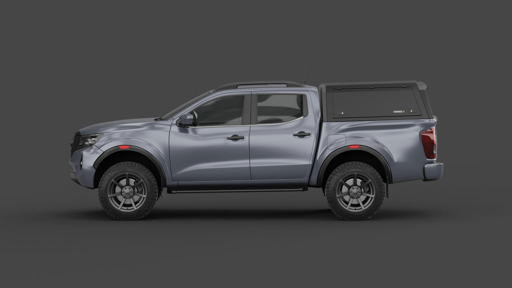 Nissan Navara D23 2021+ aluminium ute canopy – solid sides