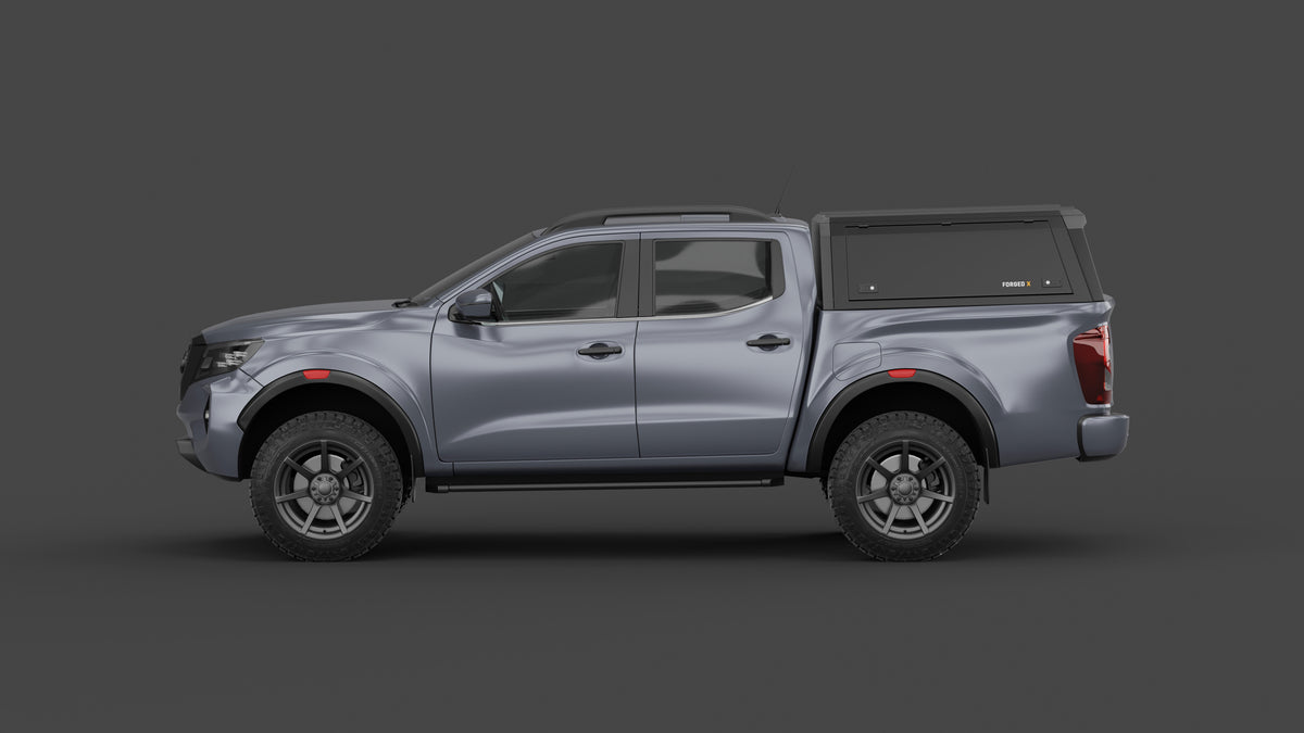 Nissan Navara D23 2021+ aluminium ute canopy – solid sides