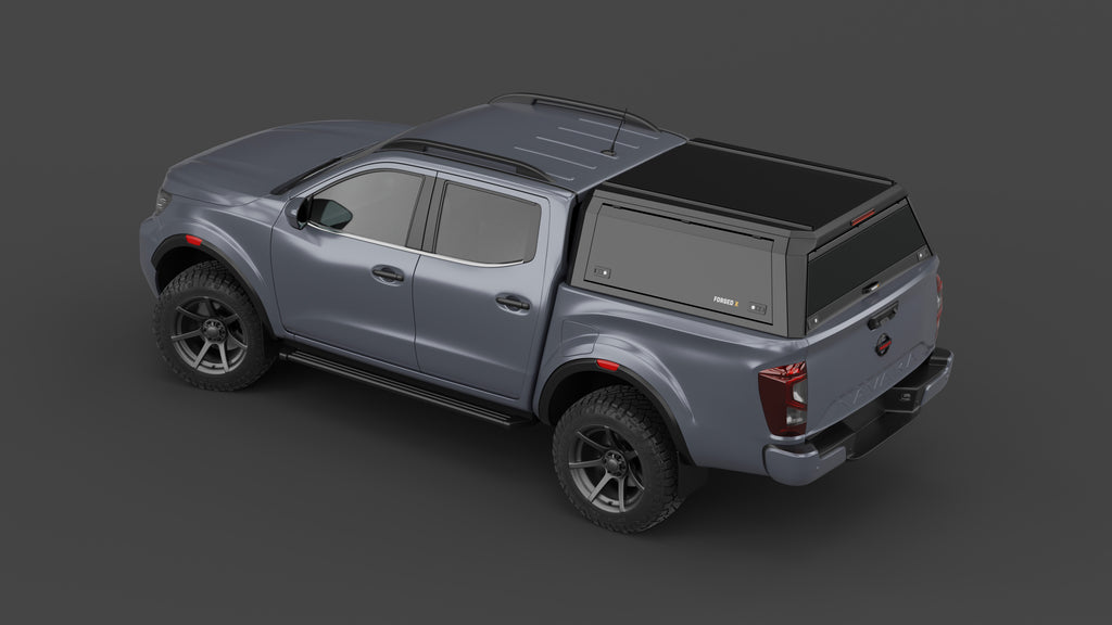 Nissan Navara D23 2021+ aluminium ute canopy – solid sides