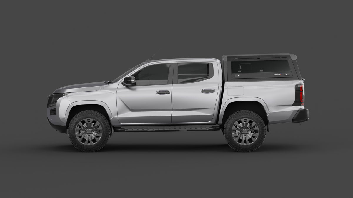 Nissan Navara 2026+ aluminium ute canopy – with sliding dog windows