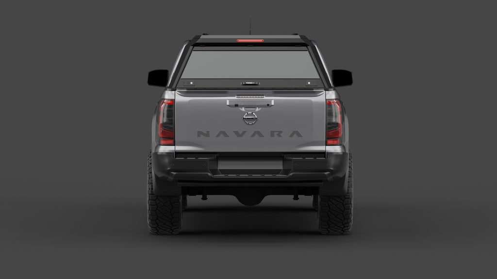Nissan Navara 2026+ aluminium ute canopy – with sliding dog windows