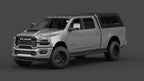 Ram 2500 DJ 6'4" aluminium ute canopy – with sliding dog windows