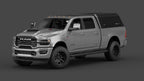 Ram 2500 DJ 6'4" aluminium ute canopy – solid sides
