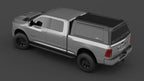 Ram 2500 DJ 6'4" aluminium ute canopy – solid sides