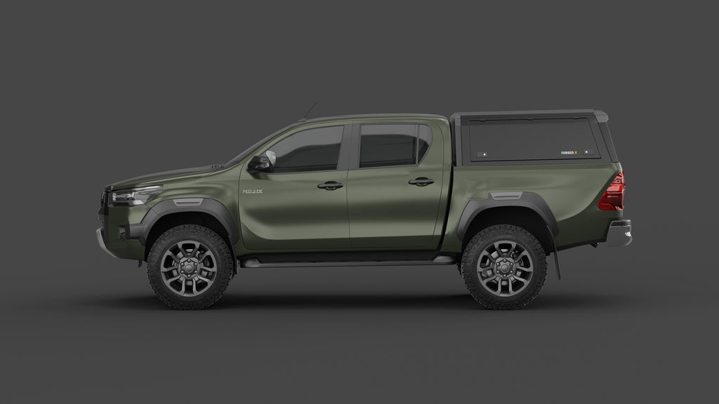 Toyota HiLux N80 aluminium ute canopy – solid sides