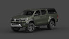 Toyota HiLux N80 aluminium ute canopy – with sliding dog windows