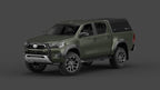 Toyota HiLux N80 aluminium ute canopy – solid sides